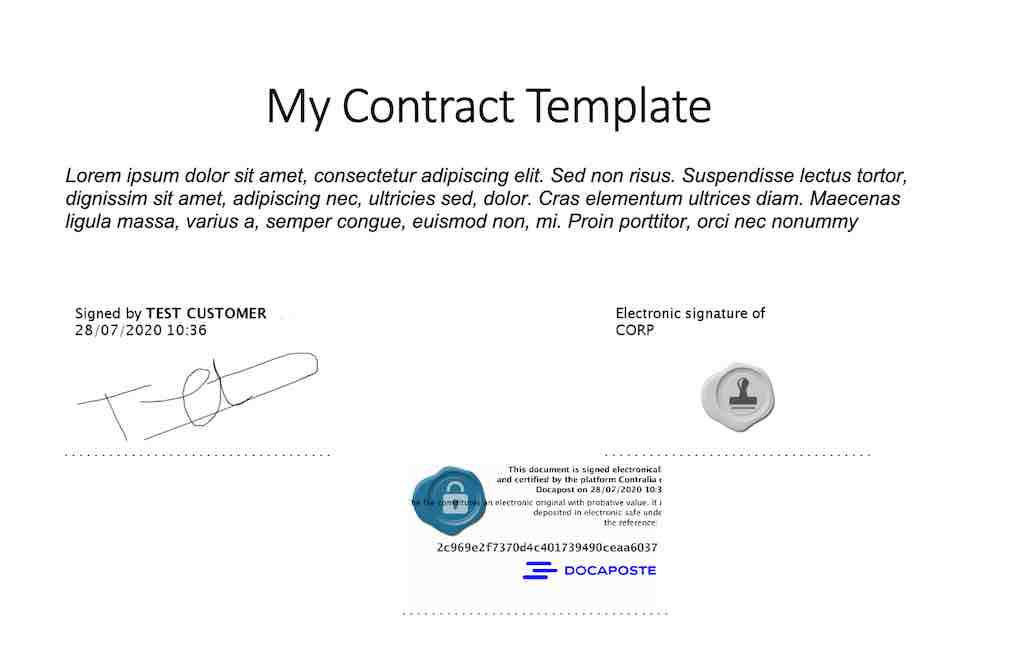 copyright assignment electronic signature